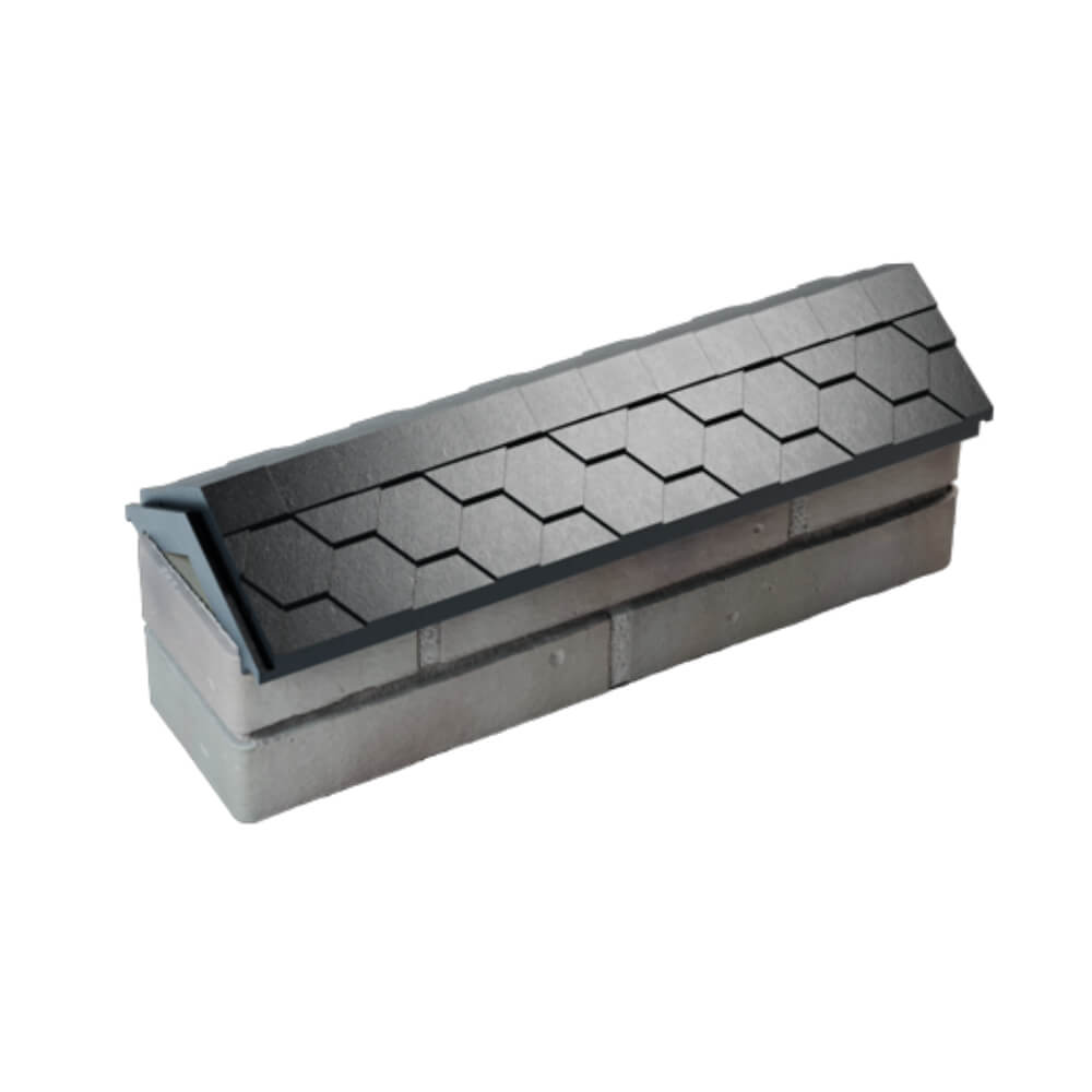 Парапет Zking Эверест Черный с посадкой на 0.5 кирпича (130мм) в Белогорске фото