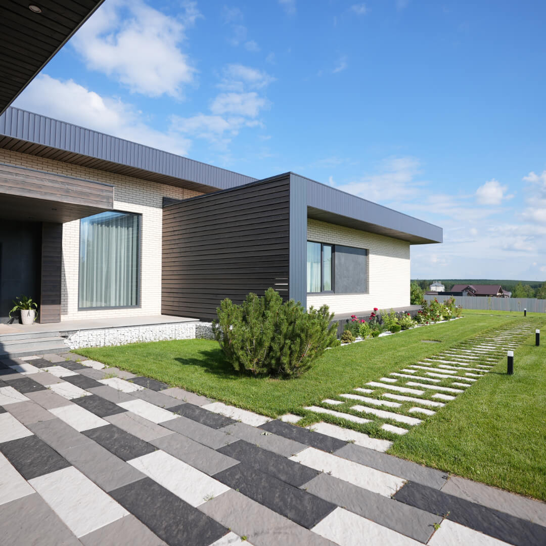 Шаговая плита STONE Светлая Галька 990х330х55мм в Белогорске фото