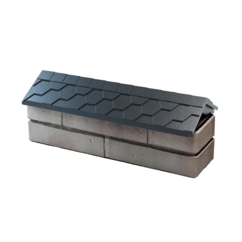 Парапет Zking Эверест Серый с посадкой на 0.5 кирпича (130мм) в Белогорске фото