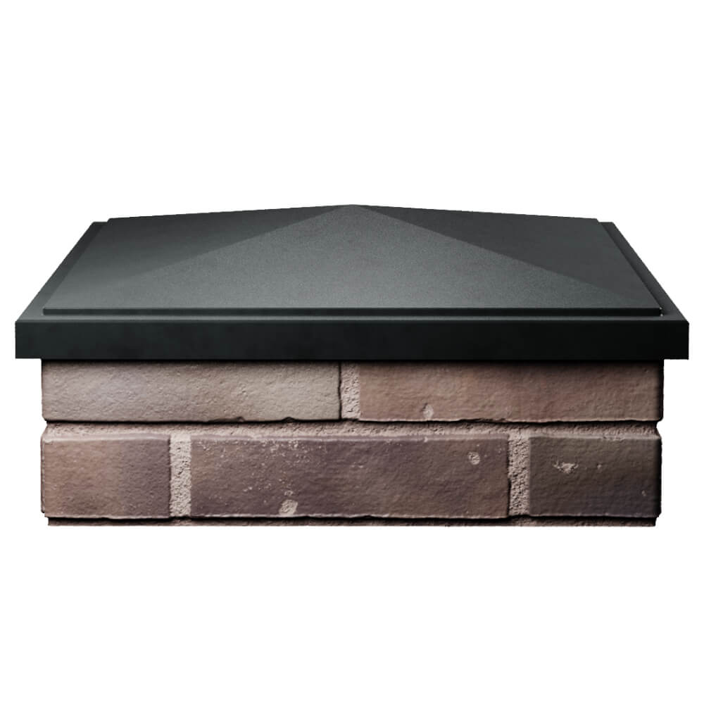 Колпак Zking БонаМоно Черный на столб 2х2 кирпича (515х515, 530х530мм) Белогорск фото