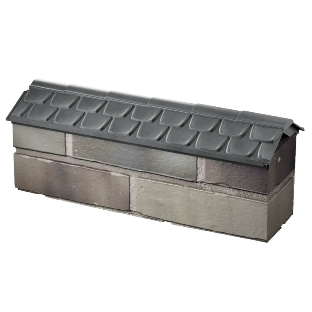 Парапет Zking Эльбрус Серый с посадкой на 0.5 кирпича (130мм) в Белогорске фото