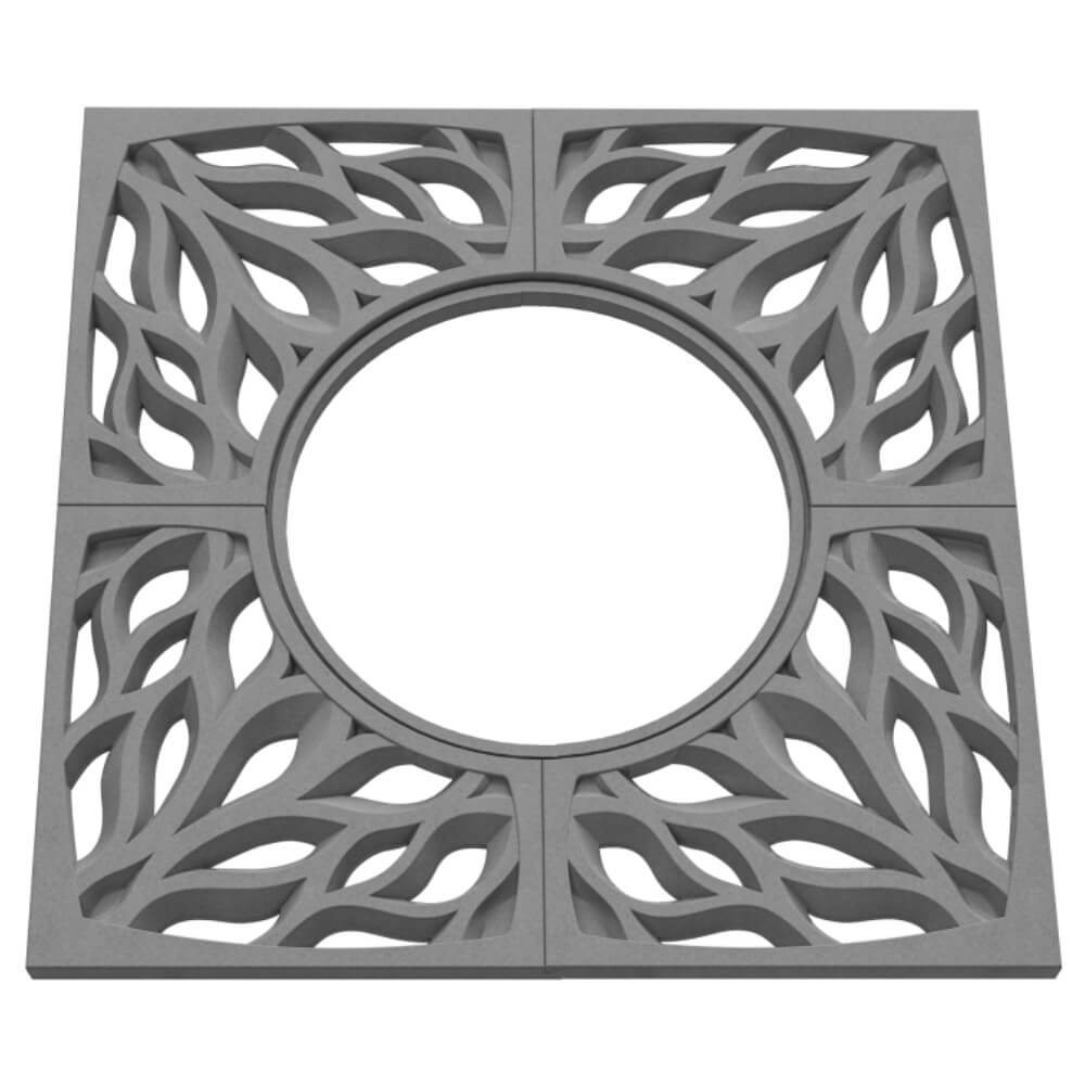 Приствольная решетка для дерева ZKING CRUST 1.2х1.2м Серая в Белогорске фото