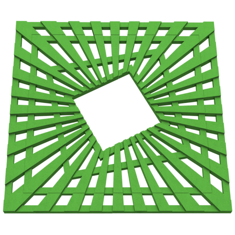 Приствольная решетка для дерева ZKING ATMOSPHERE 1.2х1.2м Зеленая в Белогорске фото