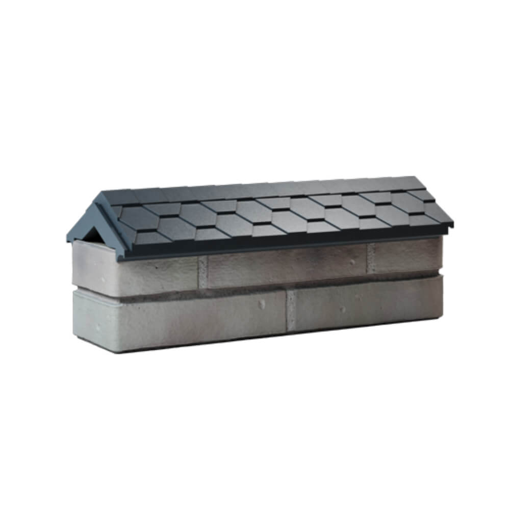 Парапет Zking Эверест Серый с посадкой на 0.5 кирпича (130мм) Белогорск фото