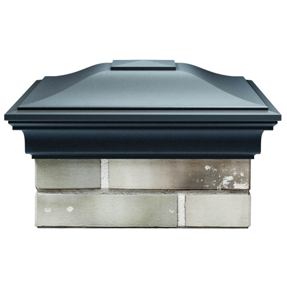 Колпак Zking Монблан Серый на столб 1.5х1.5 кирпича (385х385мм) Белогорск фото