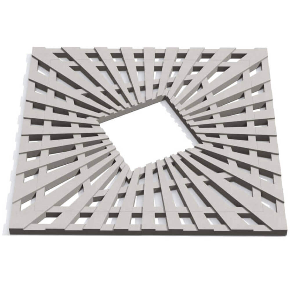 Приствольная решетка для дерева ZKING ATMOSPHERE 1.2х1.2м Бежевая Белогорск фото