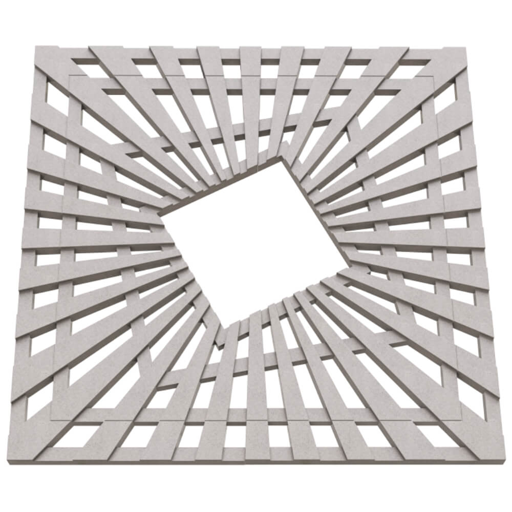 Приствольная решетка для дерева ZKING ATMOSPHERE 1.2х1.2м Бежевая в Белогорске фото