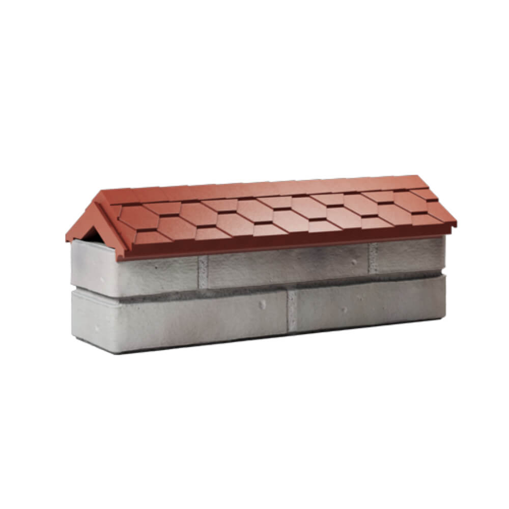 Парапет Zking Эверест Красный с посадкой на 0.5 кирпича (130мм) Белогорск фото