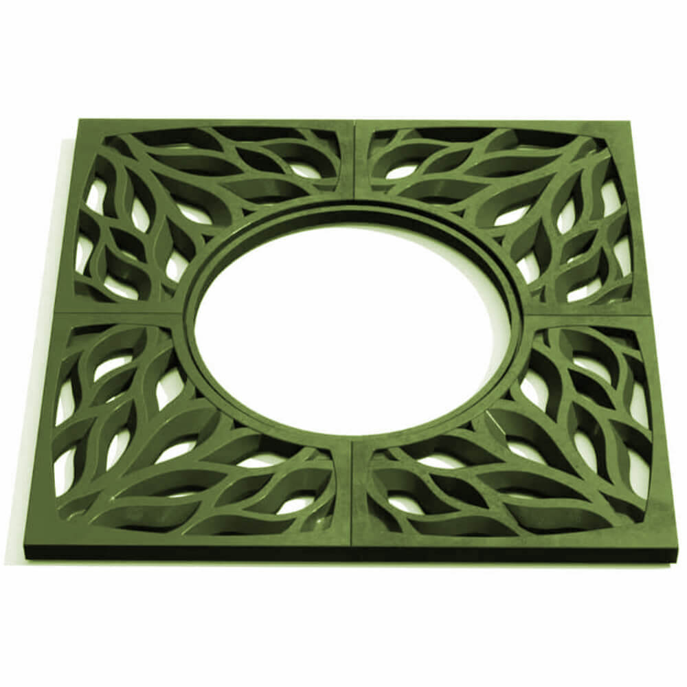 Приствольная решетка для дерева ZKING CRUST 1.2х1.2м Зеленая Белогорск фото