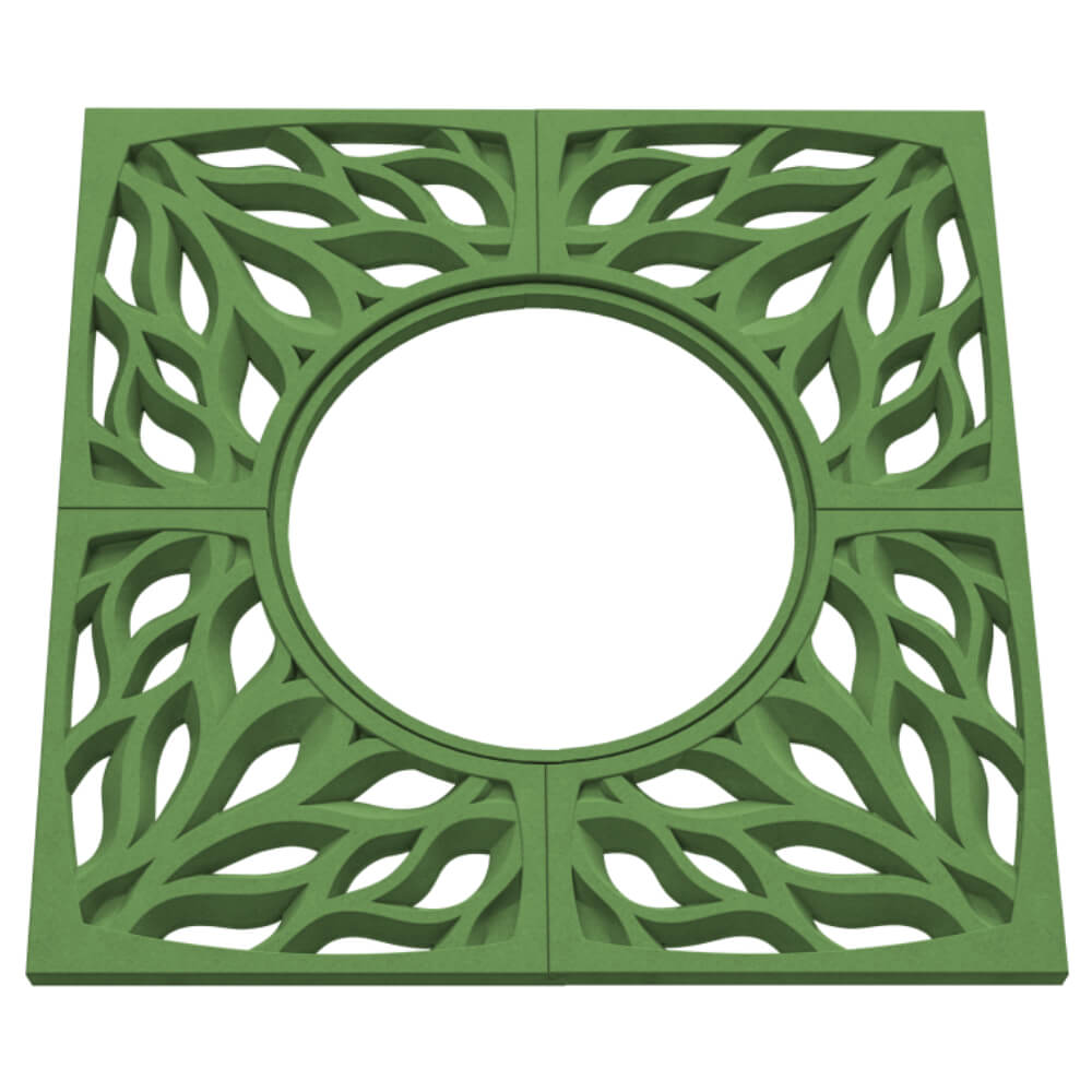 Приствольная решетка для дерева ZKING CRUST 1.2х1.2м Зеленая в Белогорске фото