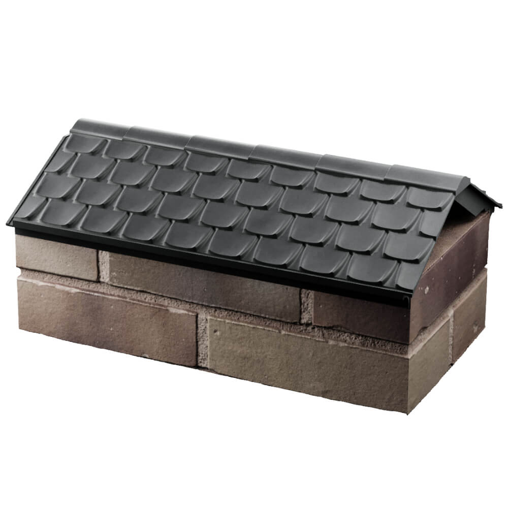 Парапет Zking Эльбрус Серый с посадкой на 1 кирпич (255мм) в Белогорске фото