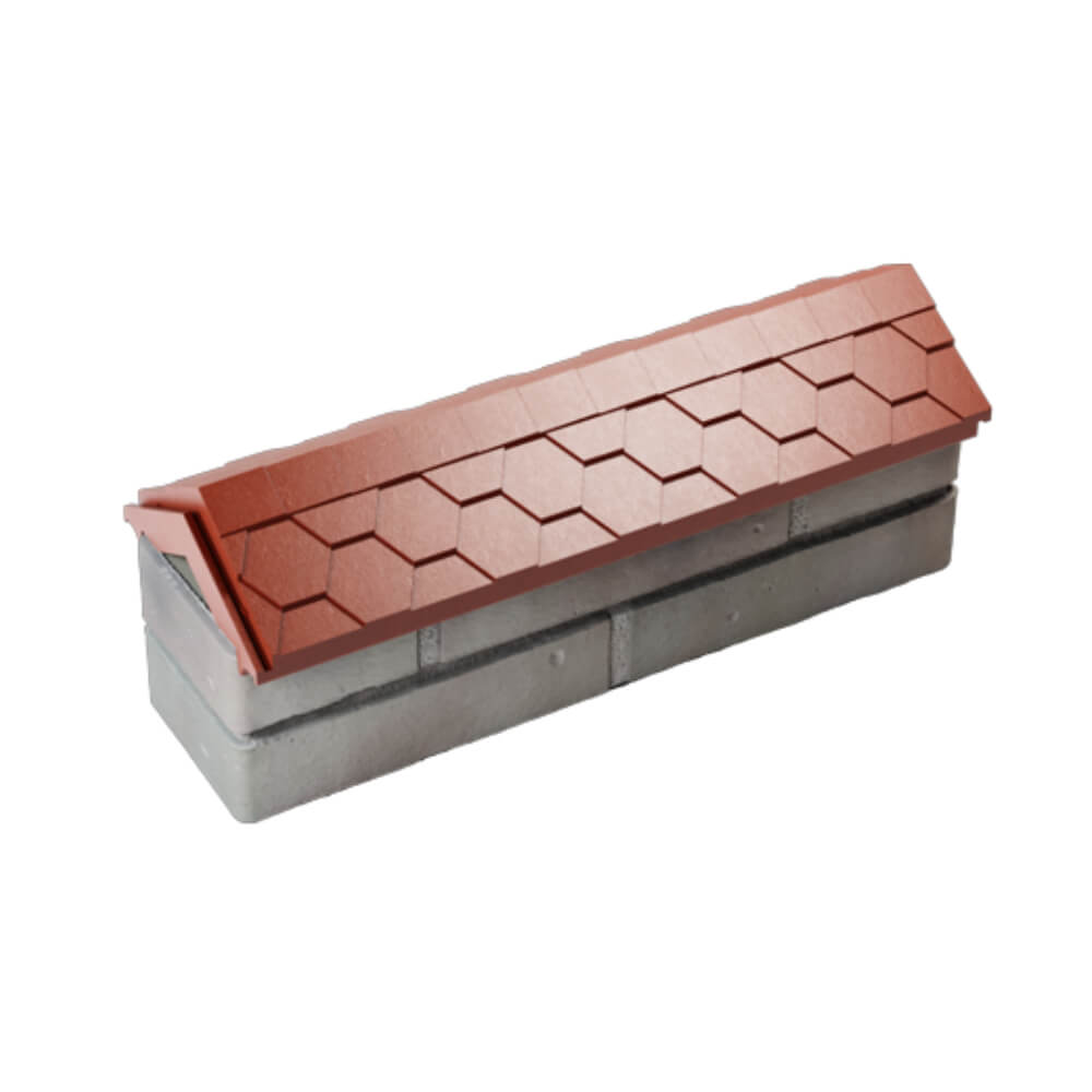 Парапет Zking Эверест Красный с посадкой на 0.5 кирпича (130мм) в Белогорске фото