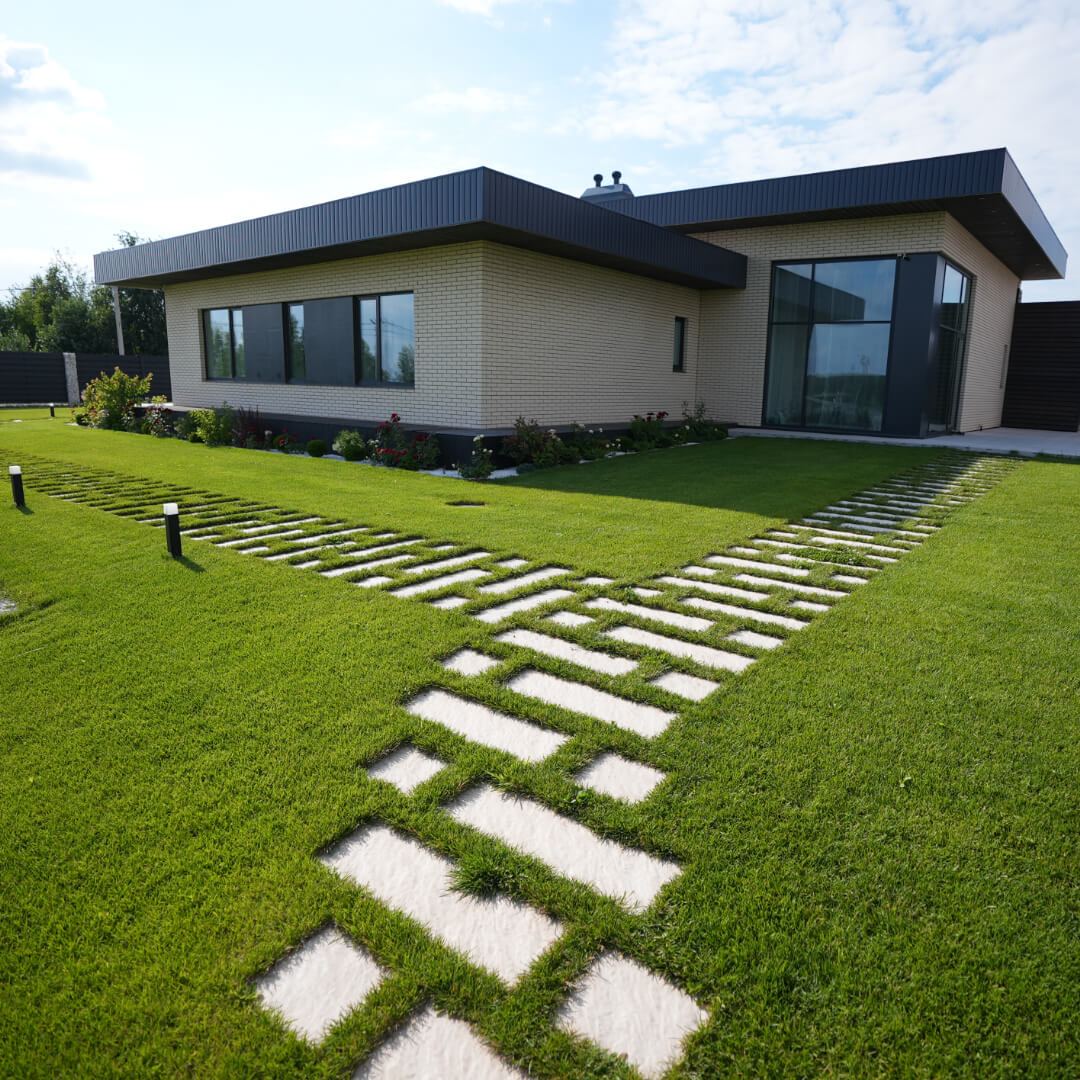 Шаговая плита STONE Светлая Галька 990х330х55мм в Белогорске фото