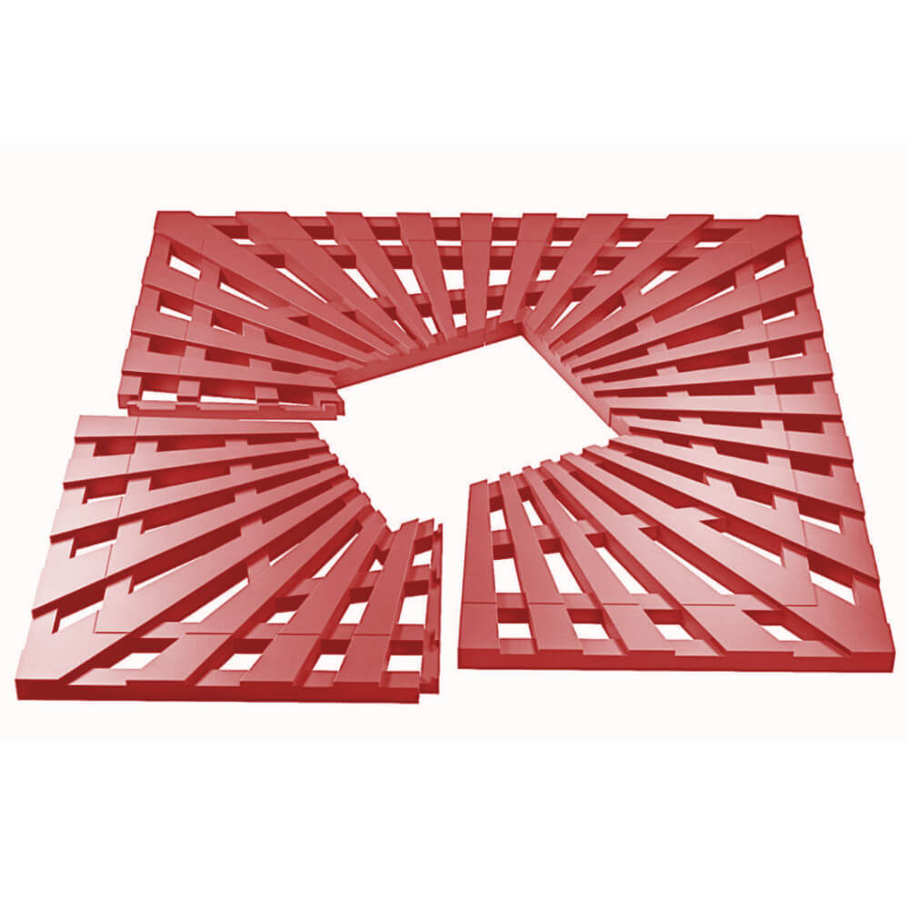 Приствольная решетка для дерева ZKING ATMOSPHERE 1.2х1.2м Красная в Белогорске фото