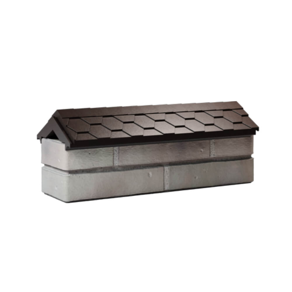 Парапет Zking Эверест Коричневый с посадкой на 0.5 кирпича (130мм) Белогорск фото