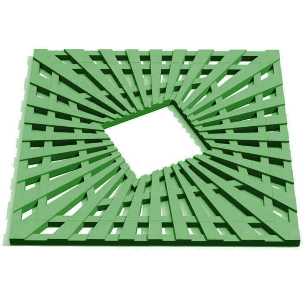 Приствольная решетка для дерева ZKING ATMOSPHERE 1.2х1.2м Зеленая Белогорск фото