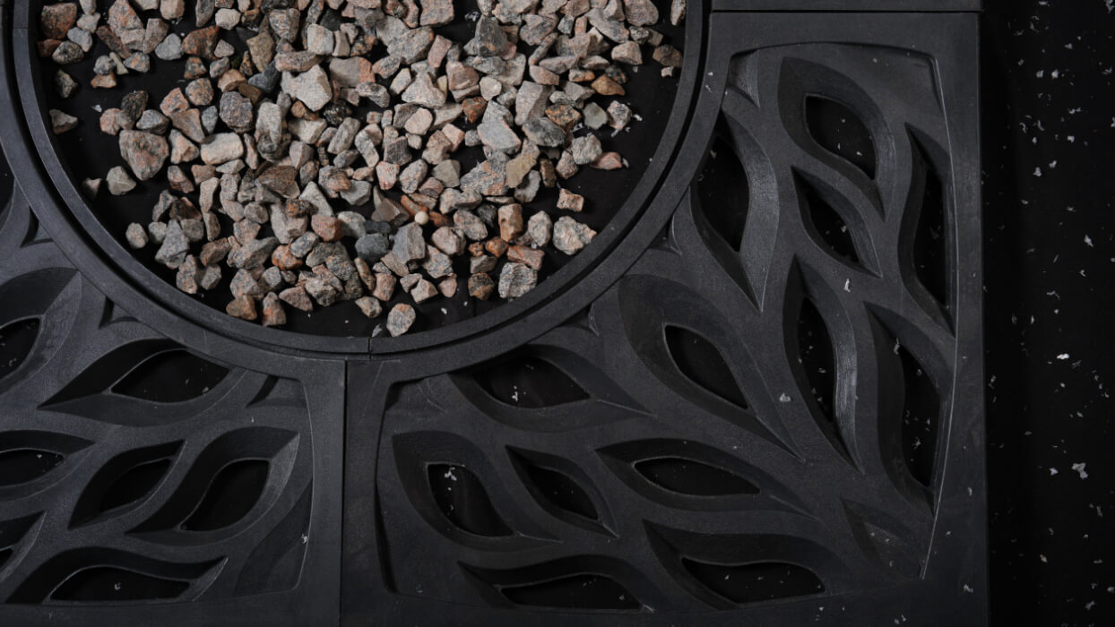 Приствольная решетка для дерева ZKING CRUST 1.2х1.2м Черная в Белогорске фото